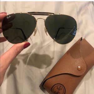 54 mm ray ban aviators